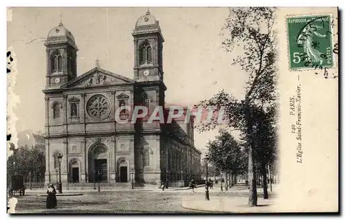 Paris - 6 - L&#39Eglise Saint Francois Xavier - Cartes postales