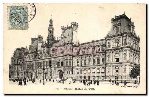 Paris - 4 - Hotel de Ville - Cartes postales