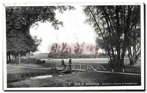 Paris - 16 - Bois de Boulogne - Derriere le Moulin de Longchamps - Ansichtskarte AK