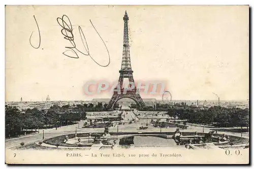 Paris - 7 - Tour Eiffel - Eiffel Tower - Cartes postales