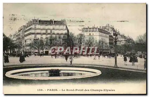 Paris - 8 - Le Rond Point des Champs Elysees - Ansichtskarte AK