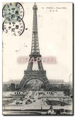 Paris - 7 - Tour Eiffel - Eiffel Tower - Cartes postales