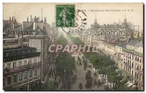 Paris - 2 - Boulevards des Italiens - Cartes postales