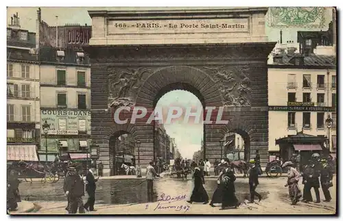 Paris - 10 - Porte Saint Martin - Cartes postales