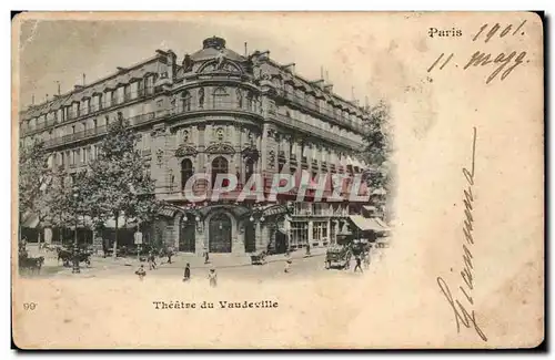 Paris - 9 -Theatre Vaudeville - Ansichtskarte AK