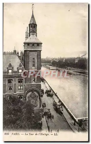 Paris - 1 - La Tour de l&#39Horloge - Cartes postales