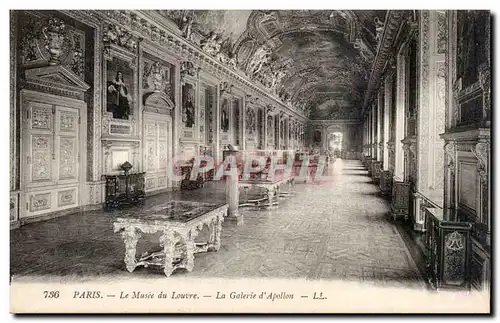 Paris - 1 - Le Musee du Louvre - Galerie d&#39Apollon - Cartes postales