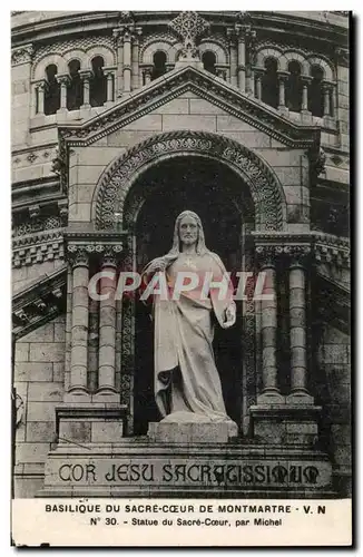 Paris - 18 - Basilique du Sacre Coeur de Montmatre - Jesus - Ansichtskarte AK