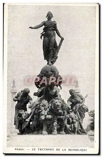 Paris - 10 - Le Triomphe de la Republique - Cartes postales