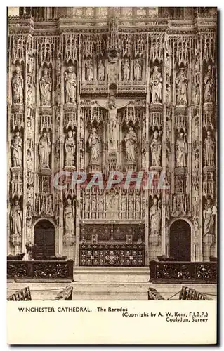 Angleterre - England - Winchester Cathedral - The Reredos - Ansichtskarte AK