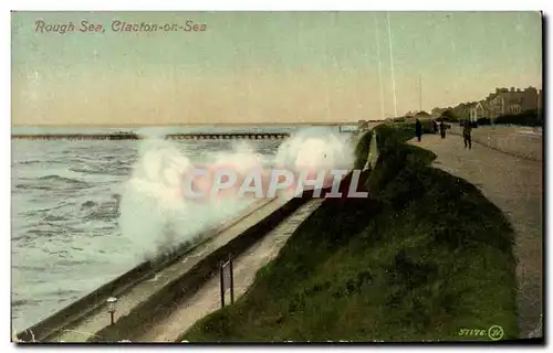 Angleterre - England - Clachton - on - Sea - Rough Sea - Cartes postales
