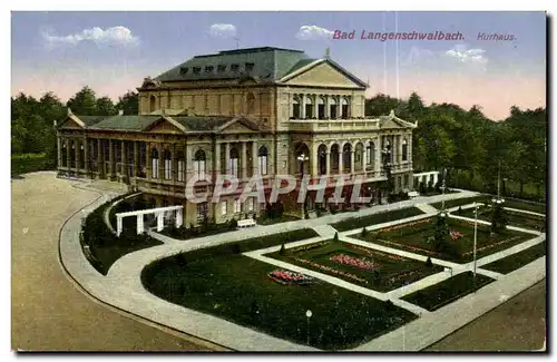 Allemagne - Deutschland - Bad Langenscwalbach - Kurhaus - Cartes postales