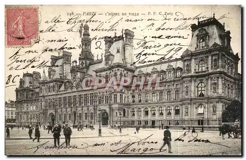 Paris - 4 - L&#39Hotel de Ville - Cartes postales