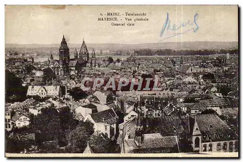 Allemagne - Deutschland - Mainz - Totalansicht - Mayence - Vue Generale - Cartes postales