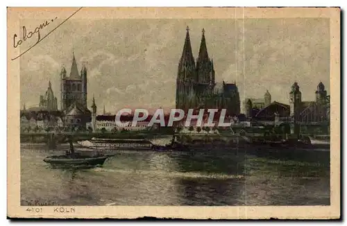 Allemagne - Deutschland - Koeln - Cologne - bateau - Cartes postales