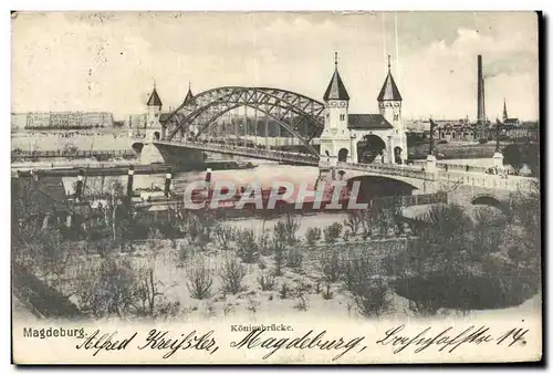 Allemagne - Deutschland - Magdeburg - Koenigsbruecke - Cartes postales