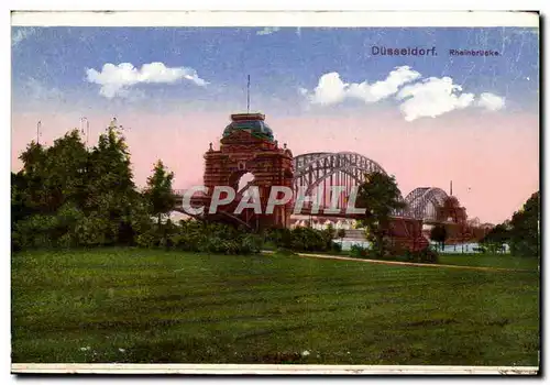 Allemagne - Deutschland - Duesseldorf - Rheinbruecke Cartes postales