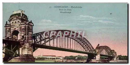 Allemagne - Deutschland - Duesseldorf - Rheinbruecke Cartes postales