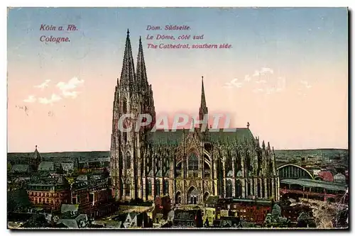 Allemagne - Deutschland - Koeln - Cologne - Dom Cartes postales