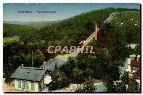 Allemagne - Deutschland - Wiesbaden - Nerobergbahn Ansichtskarte AK