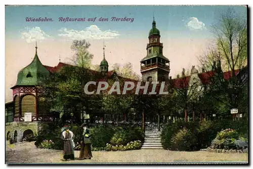 Allemagne - Deutschland - Wiesbaden - Restaurant auf dem Neroberg - Ansichtskarte AK