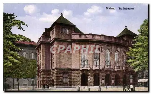 Allemagne - Deutschland - Mainz - Stadttheater - Ansichtskarte AK