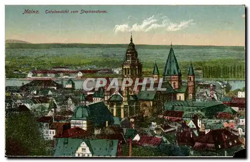 Allemagne - Deutschland - Mainz - Totalansicht vom Stephansturm - Cartes postales