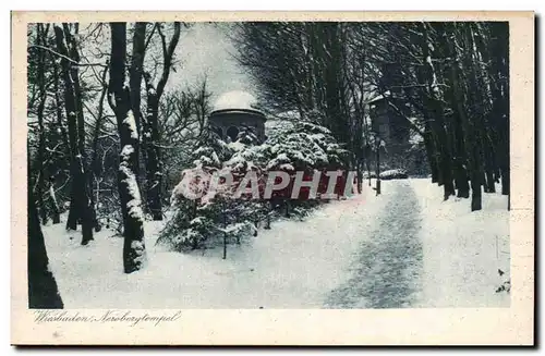 Allemagne - Deutschland - Wiesbaden in Winter - Ansichtskarte AK