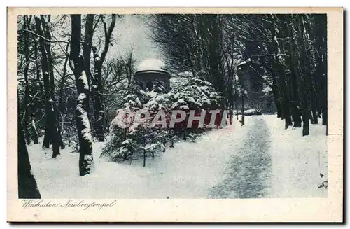 Allemagne - Deutschland - Wiesbaden in Winter - Cartes postales