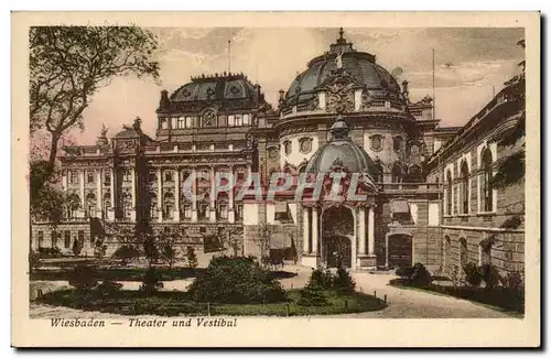 Allemagne - Deutschland - Theater und Vestibul- Cartes postales