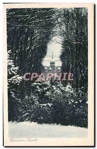 Allemagne - Deutschland - Wiesbaden - im Winter Original Ruin Cartes postales
