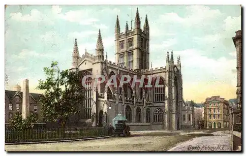 Angleterre - England - Somerset - Bath Abbey - Ansichtskarte AK