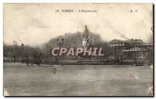 Nimes - L&#39Esplanade Cartes postales