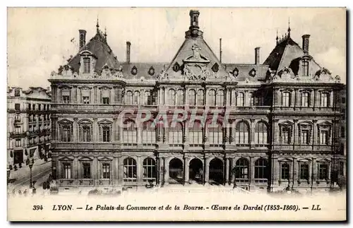 Lyon - Le Palais du Commerce et de la Bourse - Ansichtskarte AK