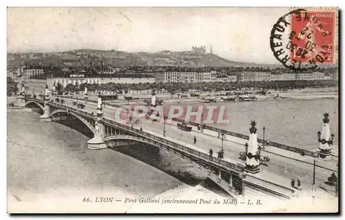 Ansichtskarte AK Lyon Pont Gallieni