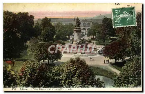 Cartes postales Lyon Place Carnot Vue d&#39ensemble