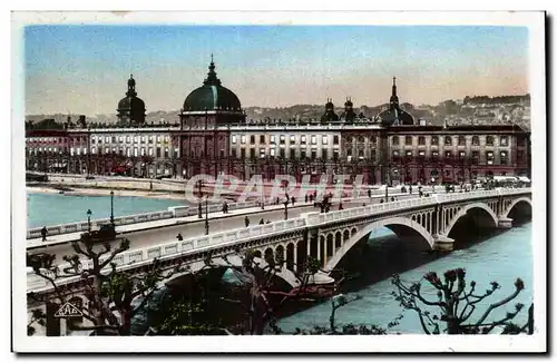 Ansichtskarte AK Lyon Pont Wilson et Hotel Dieu