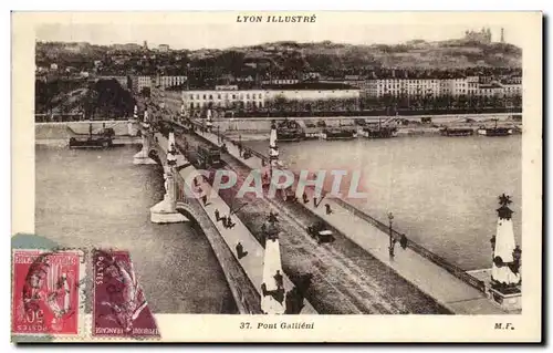 Ansichtskarte AK Lyon Pont Gallieni