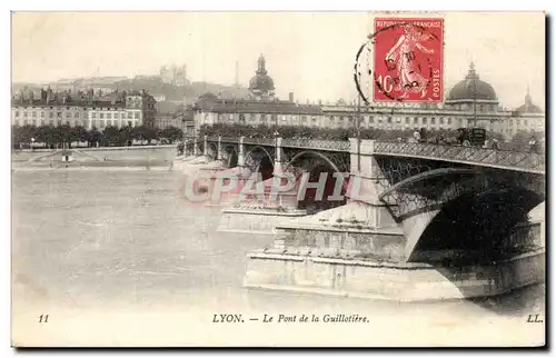 Ansichtskarte AK Lyon Le pont de la Guillotiere