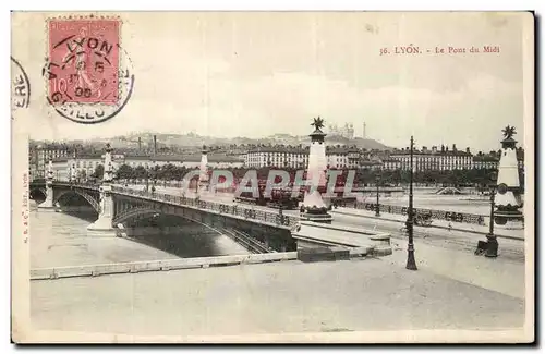 Ansichtskarte AK Lyon Le pont du Midi