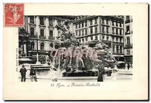 Lyon Cartes postales Fontaine Bartholdi