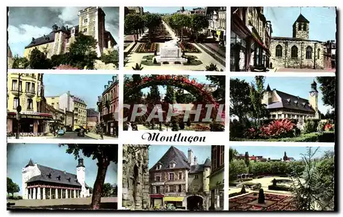 Cartes postales moderne Moutlucon Le vieux chateau Avenue Marx dormoy Eglise Notre Dame
