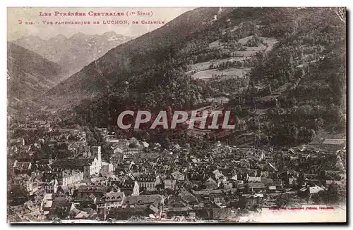 Cartes postales Vue panoramique de Luchon d Cazarilm