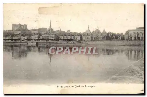 Ansichtskarte AK Saumur Quai de Limoges