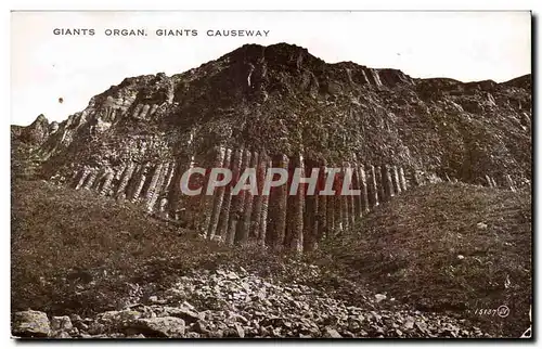 Ireland - Dunluce Castle - Giants Causeway - Giants Organ - Orgue - Ansichtskarte AK