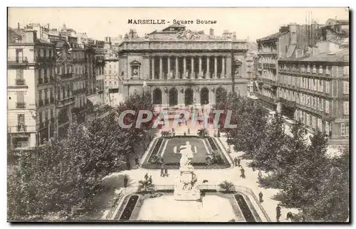 Marseille - Square Bourse - Cartes postales