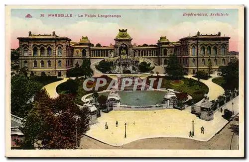 Marseille - Le Palais Longchamps - Cartes postales