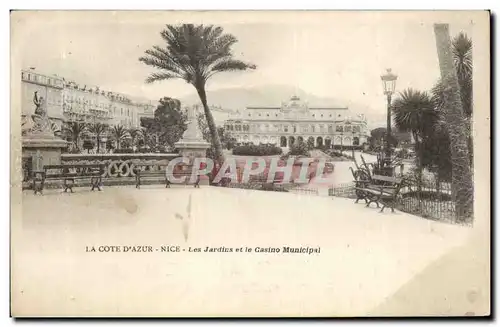 Nice - Les Jardins et le Casino Municipal - Cartes postales