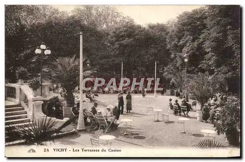 Vichy - Les Terrasses du Casino - Ansichtskarte AK