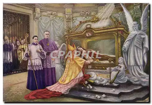 Religion - Devant la Chasse de Ste Therese de l'Enfant Jesus - Pape - Pope - Cartes postales